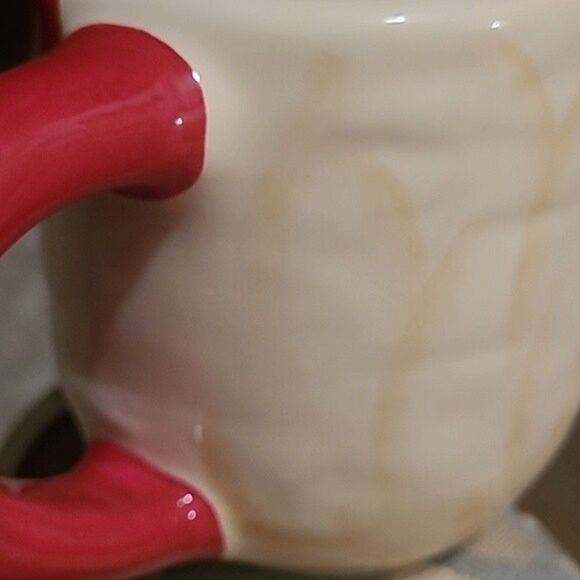 Santa Mug COFFEE cup international cookies milk merry jolly Christmas Retro - Picture 6 of 16